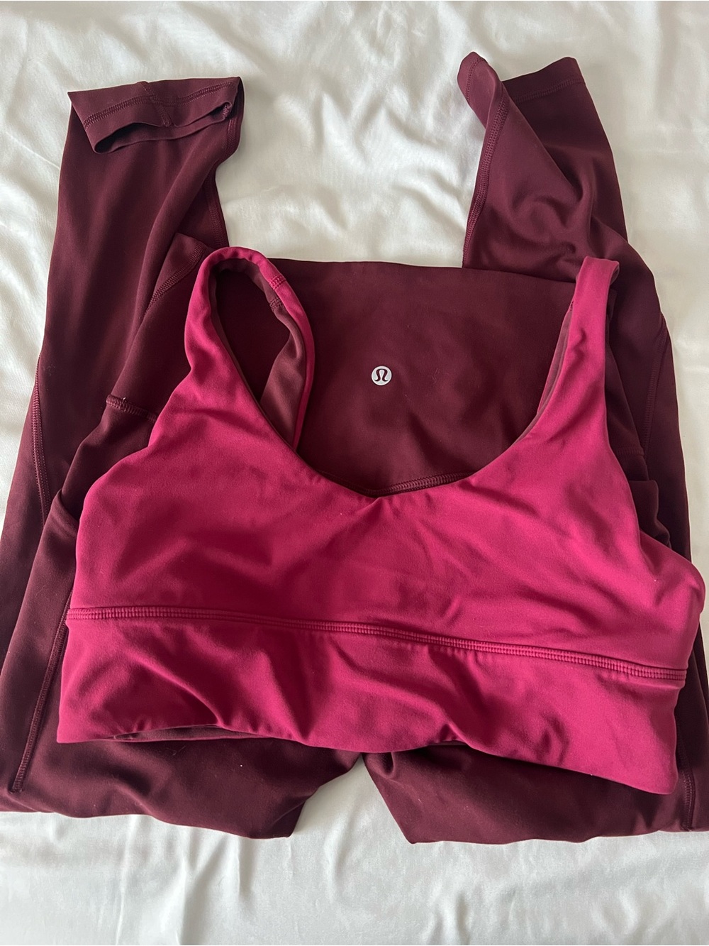 Lululemon- Align reversible Sports Bra (10) & Leggings (6) Set - Picture 6 of 10